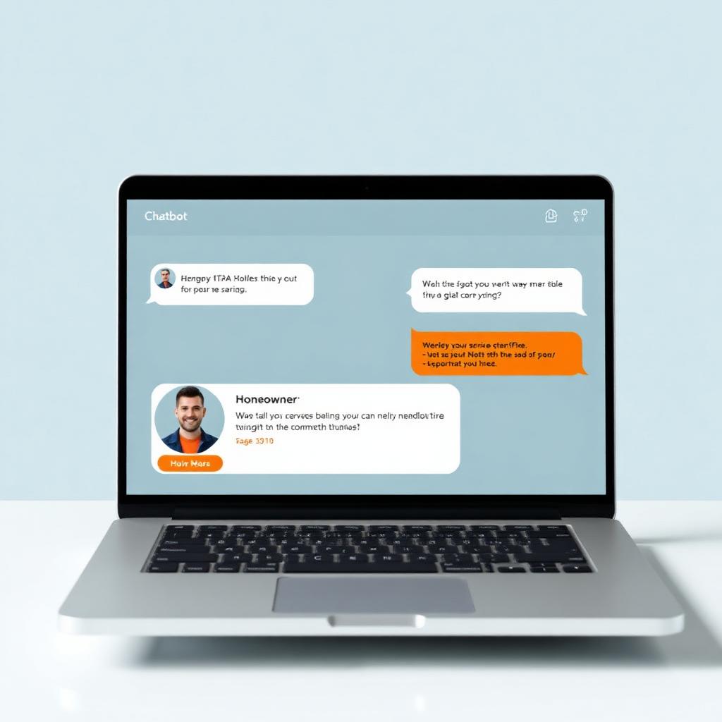 HVAC website chatbot conversation